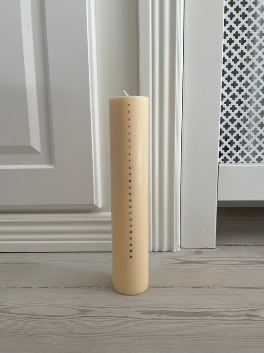 Vela Navideña Blanca